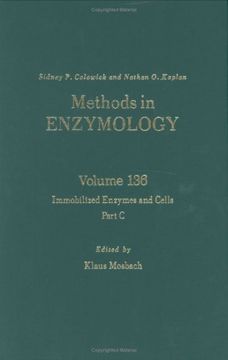 portada Immobilized Enzymes and Cells, Part c, Volume 136 (Methods in Enzymology) (en Inglés)