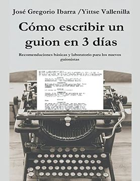 portada Como escribir un guion en 3 dias (in Spanish)