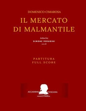 portada Cimarosa: Il mercato di Malmantile (Partitura - Full Score) (en Italiano)