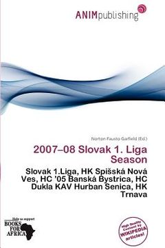 2007-08 slovak 1. liga season (en Inglés)