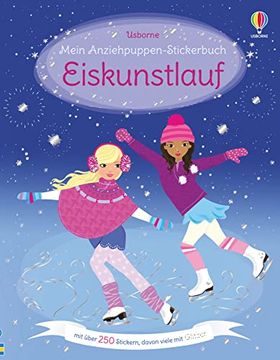 portada Mein Anziehpuppen-Stickerbuch: Eiskunstlauf (en Alemán)