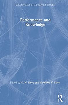 portada Performance and Knowledge (Key Concepts in Indigenous Studies) (en Inglés)