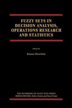 portada Fuzzy Sets in Decision Analysis, Operations Research and Statistics (en Inglés)