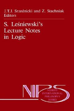 portada s. le?niewski s lecture notes in logic (en Inglés)