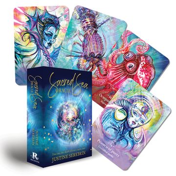 portada Sacred sea Oracle: Divine Into the Depth of Your Cosmic Soul (36 Full-Color Cards and 96-Page Guidebook) (in English)