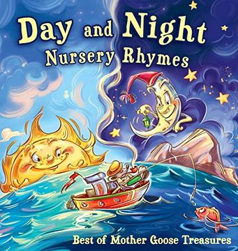 portada Day and Night Nursery Rhymes: Best of Mother Goose Treasures (2) (Illustrated Children'S Classics Collection) (en Inglés)