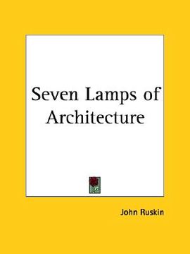 portada seven lamps of architecture (en Inglés)