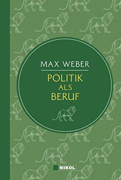 portada Weber: Politik als Beruf (Nikol Classics) (in German)