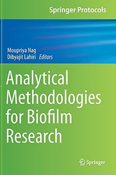 portada Analytical Methodologies for Biofilm Research (Springer Protocols Handbooks) (en Inglés)