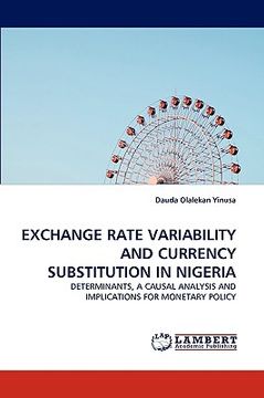 portada exchange rate variability and currency substitution in nigeria (en Inglés)