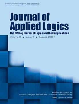 portada Journal of Applied Logics - IfCoLog Journal of Logics and their Applications. Volume 8, Issue 7: August 2021 (en Inglés)