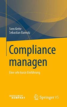 portada Compliance Managen: Eine Sehr Kurze Einführung (en Alemán)