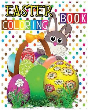 portada Easter Coloring Book: Easter Eggs Jumbo Coloring Book (in English)