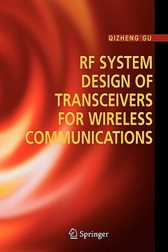portada rf system design of transceivers for wireless communications (en Inglés)