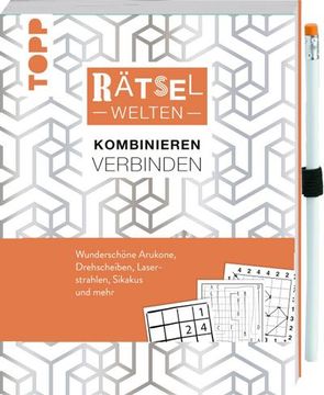 portada Rätselwelten - Rätseln, Kombinieren & Verbinden: Wunderschöne Arukone, Drehscheiben, Laserstrahlen, Sikakus und Mehr (en Alemán)