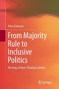 portada From Majority Rule to Inclusive Politics (en Inglés)