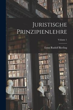 portada Juristische Prinzipienlehre; Volume 1 (en Alemán)