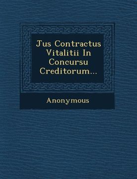 portada Jus Contractus Vitalitii in Concursu Creditorum...