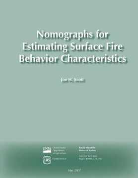 portada Nomographs for Estimating Surface Fire Behavior Characteristics (en Inglés)