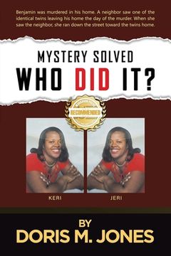 portada Mystery Solved: Who Did It? (in English)