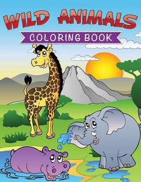 portada Wild Animals Coloring Book (in English)
