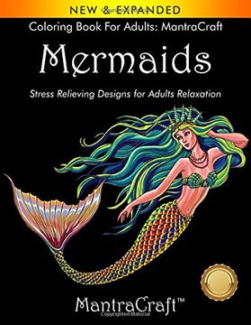 portada Coloring Book for Adults: Mantracraft: Mermaids: Stress Relieving Designs for Adults Relaxation (en Inglés)
