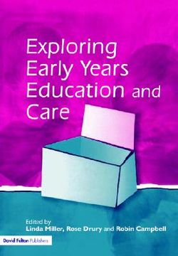 portada exploring issues in early years education and care