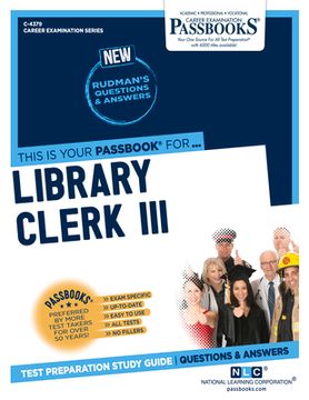 portada Library Clerk III (C-4379): Passbooks Study Guide Volume 4379 (en Inglés)