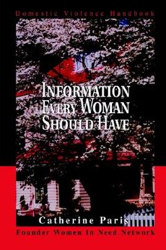 portada information every woman should have: domestic violence handbook (en Inglés)