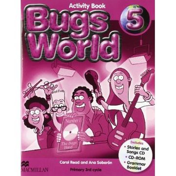 portada Bugs World 5 Activity Book + Pack Cds (in English)