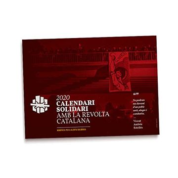 portada Calendari 2020. Solidari amb la Revolta Catalana