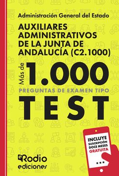 portada Auxiliares Administrativos de la Junta de Andalucia (C2. 1000) de la Administracion General del Estado