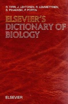 portada elsevier's dictionary of biology: in english (with definitions)