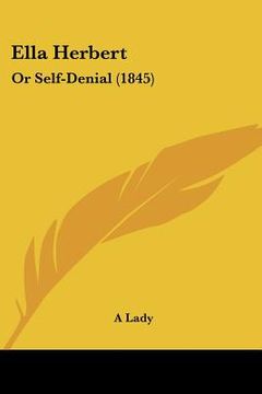 portada ella herbert: or self-denial (1845) (en Inglés)