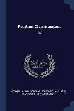 portada Position Classification: 1982 (en Inglés)