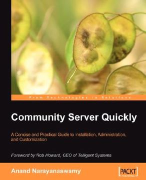 portada community server quickly: a concise and practical guide to installation, administration, and customization