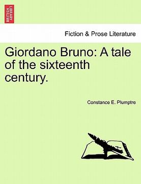 portada giordano bruno: a tale of the sixteenth century. (en Inglés)