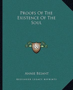 portada proofs of the existence of the soul (en Inglés)