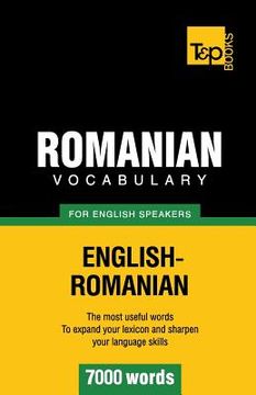 portada Romanian vocabulary for English speakers - 7000 words (in English)