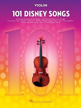 portada 101 DISNEY SONGS - VIOLIN Format: Softcover (in English)