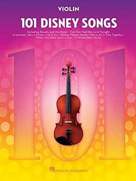 portada 101 DISNEY SONGS - VIOLIN Format: Softcover (en Inglés)