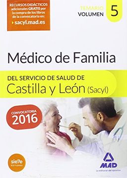 portada Médico Especialista en Medicina Familiar y Comunitaria del Servicio de Salud de Castilla y León (Sacyl). Temario Volumen v: 5