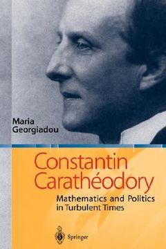 portada constantin caratheodory: mathematics and politics in turbulent times (en Inglés)