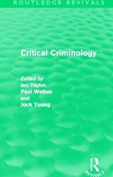 portada Critical Criminology (Routledge Revivals) (en Inglés)