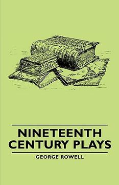 portada nineteenth century plays (en Inglés)