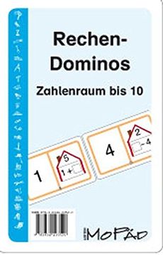 portada Rechen-Dominos: Zahlenraum bis 10 (Kartenspiel): Kartenspiel für die 1. Und 2. Klasse (in German)
