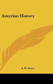 portada assyrian history (en Inglés)