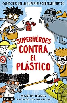 portada Superhéroes Contra el Plástico (Libros de Conocimiento)