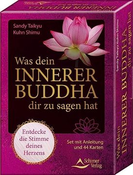 portada Was Dein Innerer Buddha dir zu Sagen hat? Entdecke die Stimme Deines Herzens: Set mit Anleitung und 44 Karten (en Alemán)