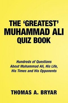 portada the greatest muhammad ali quiz book (en Inglés)